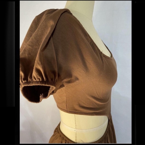 🐣  Trendy Baby Doll Style Peasant Dress ~ NWT - Picture 3 of 5